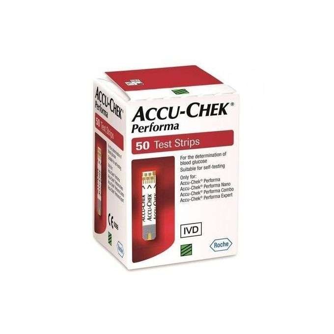 شرائط جهاز السكر أكوا-تشيك بيوفرما Accu-Chek Performa Strips ( معتمدة شركة  )