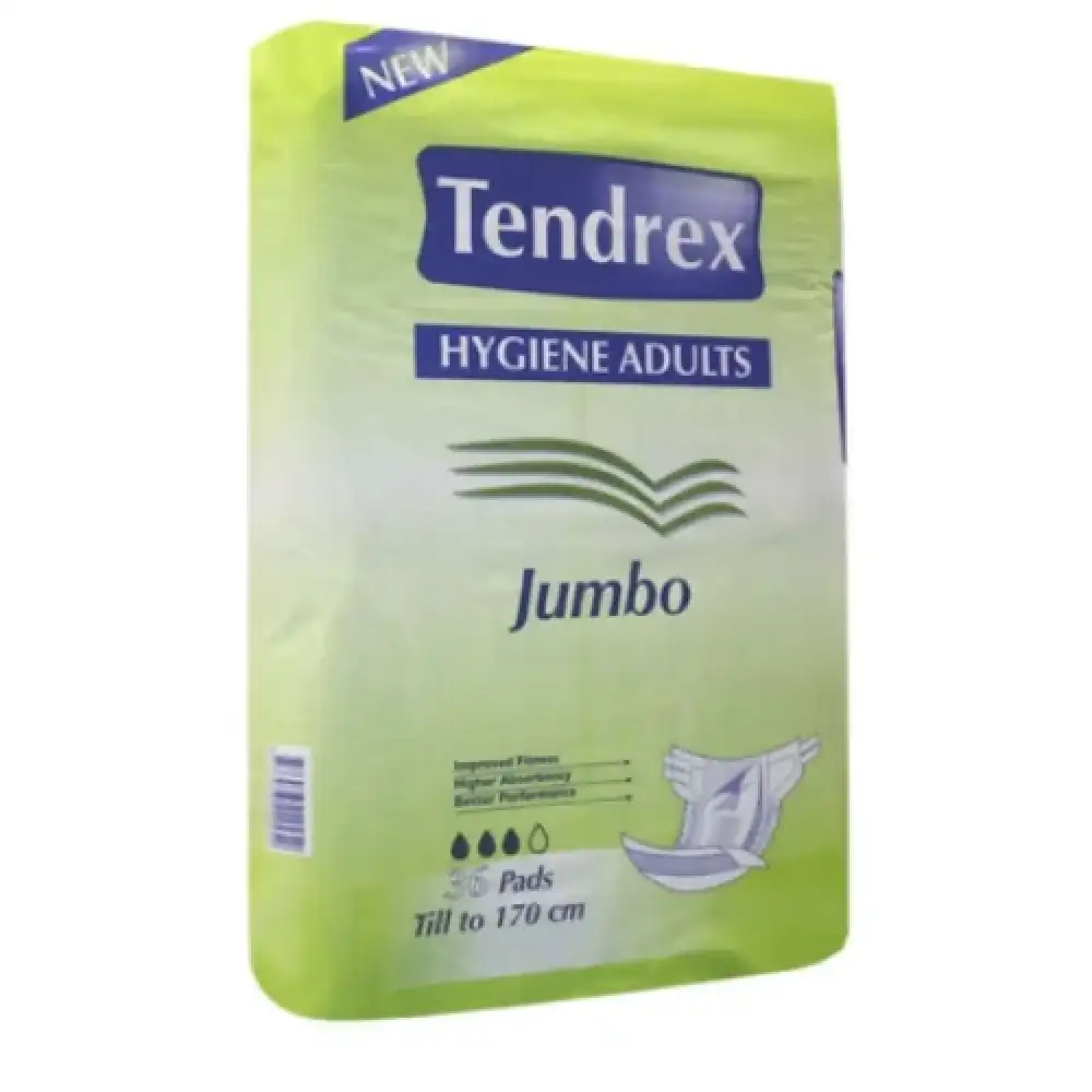 تندركس حفاضات جامبو لكبار السن – 36 حفاضة