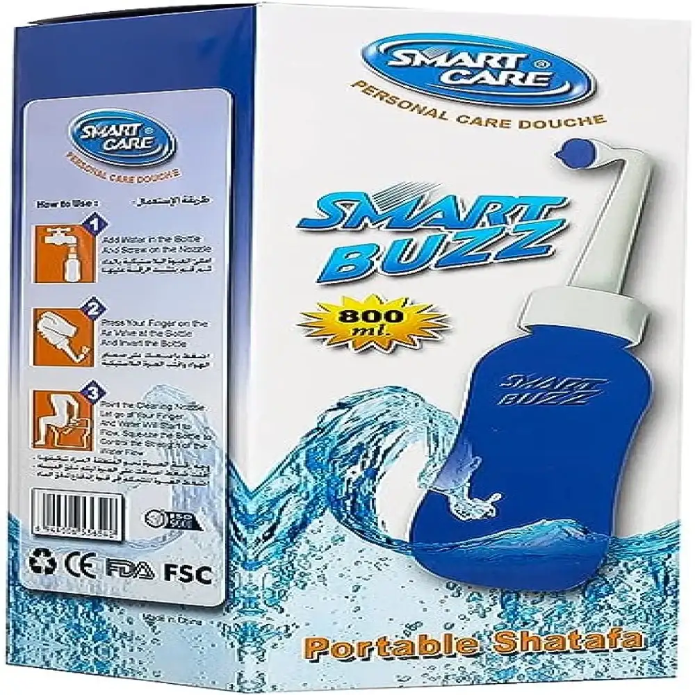 شطاف سفر بلاستك من سمارت كير , 800 ملي