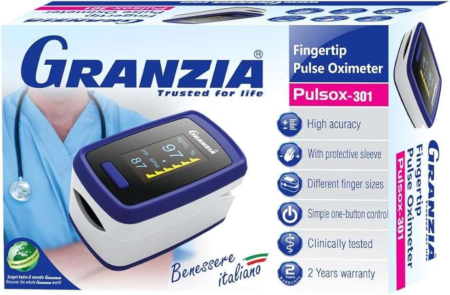 PULSOX-301 جهاز قياس نسبة الاكسجين من جرانزيا