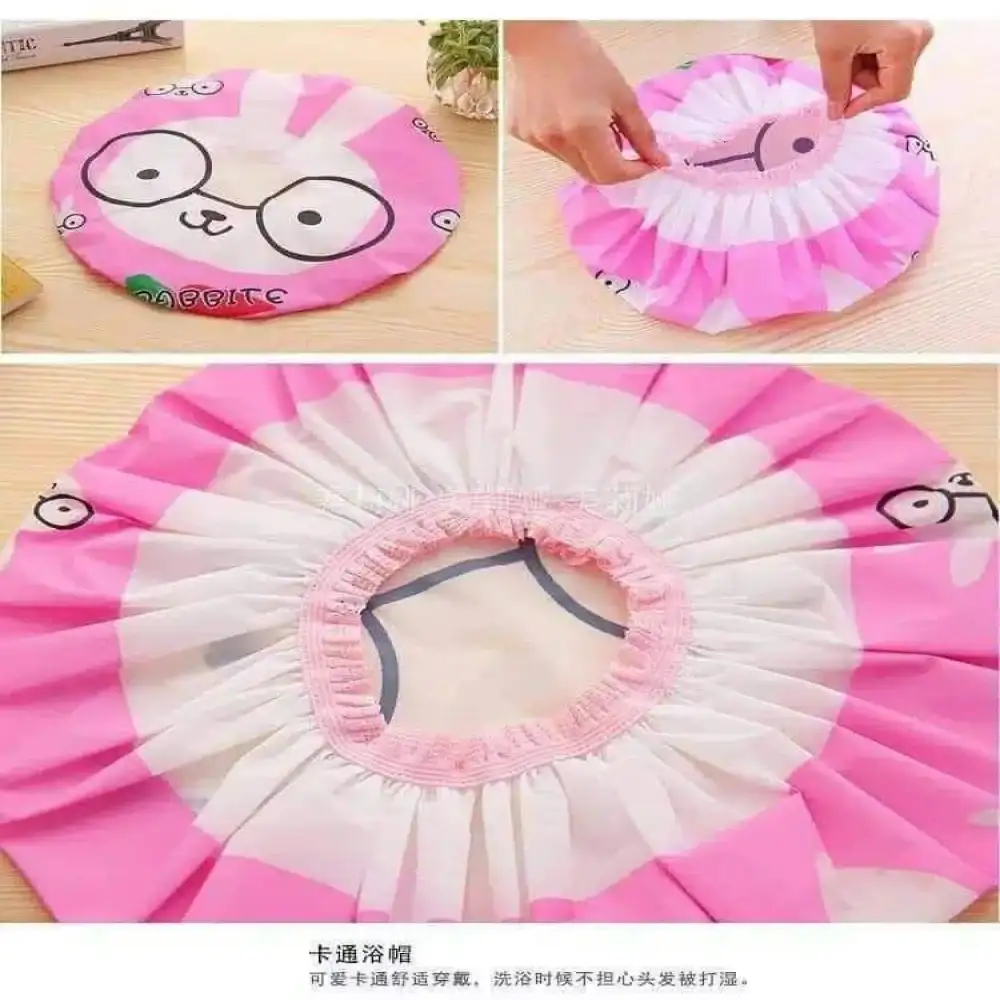 بونيه شعر مشمع بأستيك