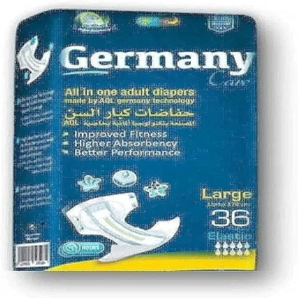 حفاضات كبار السن جيرمني مقاس L كبير36 قطعة